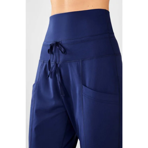 Fabletics Maj Pant II Women's Medium Blue NWT Athletic Jogger Stretch Workout - Picture 3 of 9
